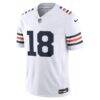 Caleb Williams Chicago Bears Nike Team Vapor F.U.S.E. Stitched Limited Jersey - White - Side View