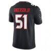 Will Anderson Jr. Houston Texans Nike Team Vapor F.U.S.E. Stitched Limited Jersey - Navy - Detail View