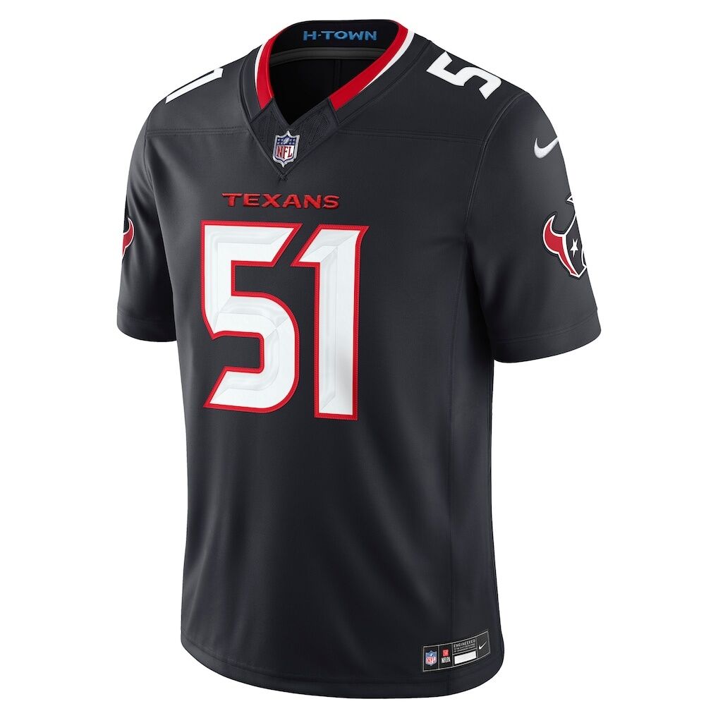 Will Anderson Jr. Houston Texans Nike Team Vapor F.U.S.E. Stitched Limited Jersey