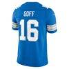 Jared Goff Detroit Lions Nike Team Vapor F.U.S.E. Stitched Limited Jersey - Blue - Detail View