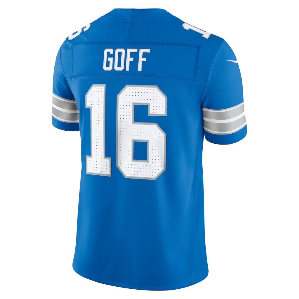Jared Goff Detroit Lions Nike Team Vapor F.U.S.E. Stitched Limited Jersey