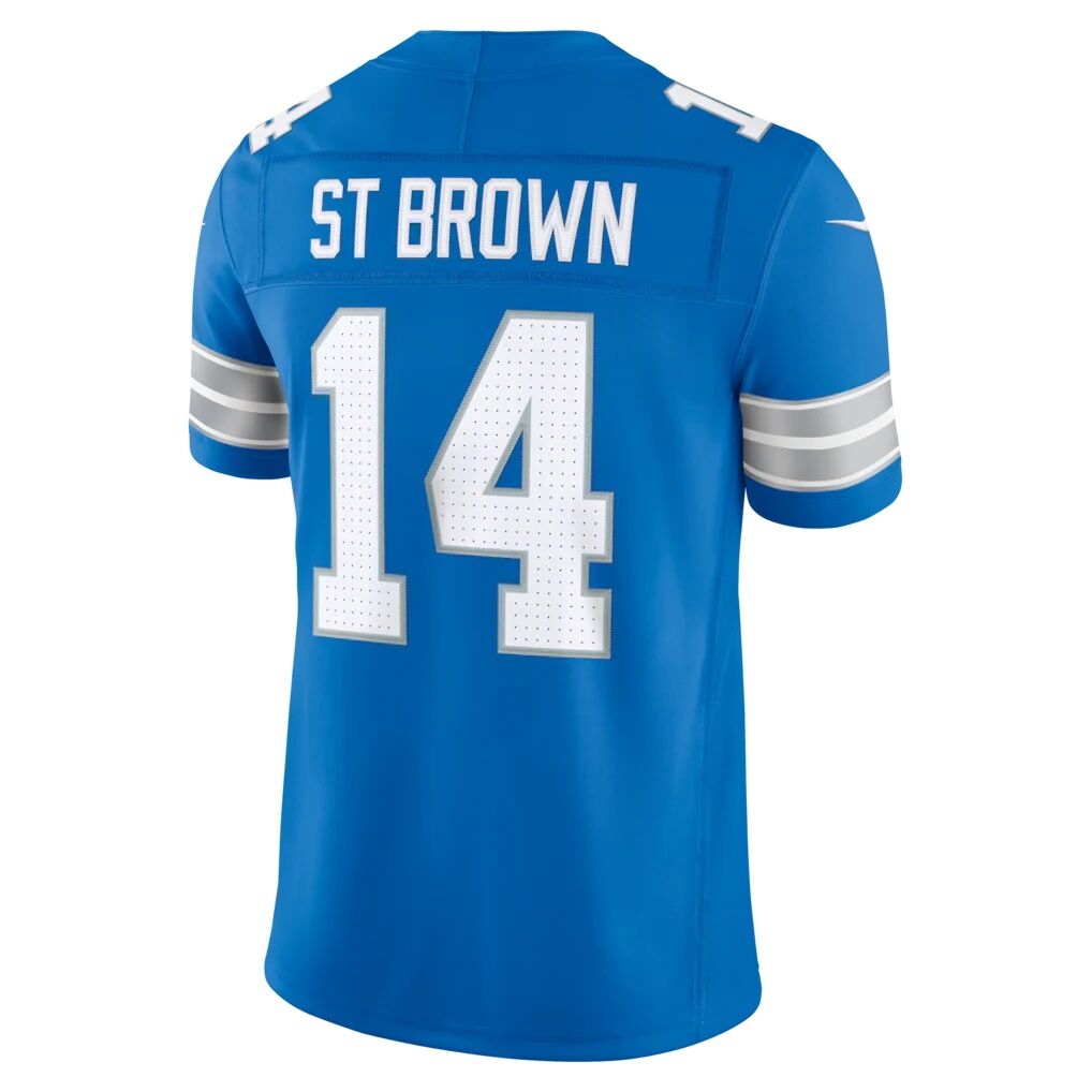 Amon-Ra St. Brown Detroit Lions Nike Team Vapor F.U.S.E. Stitched Limited Jersey