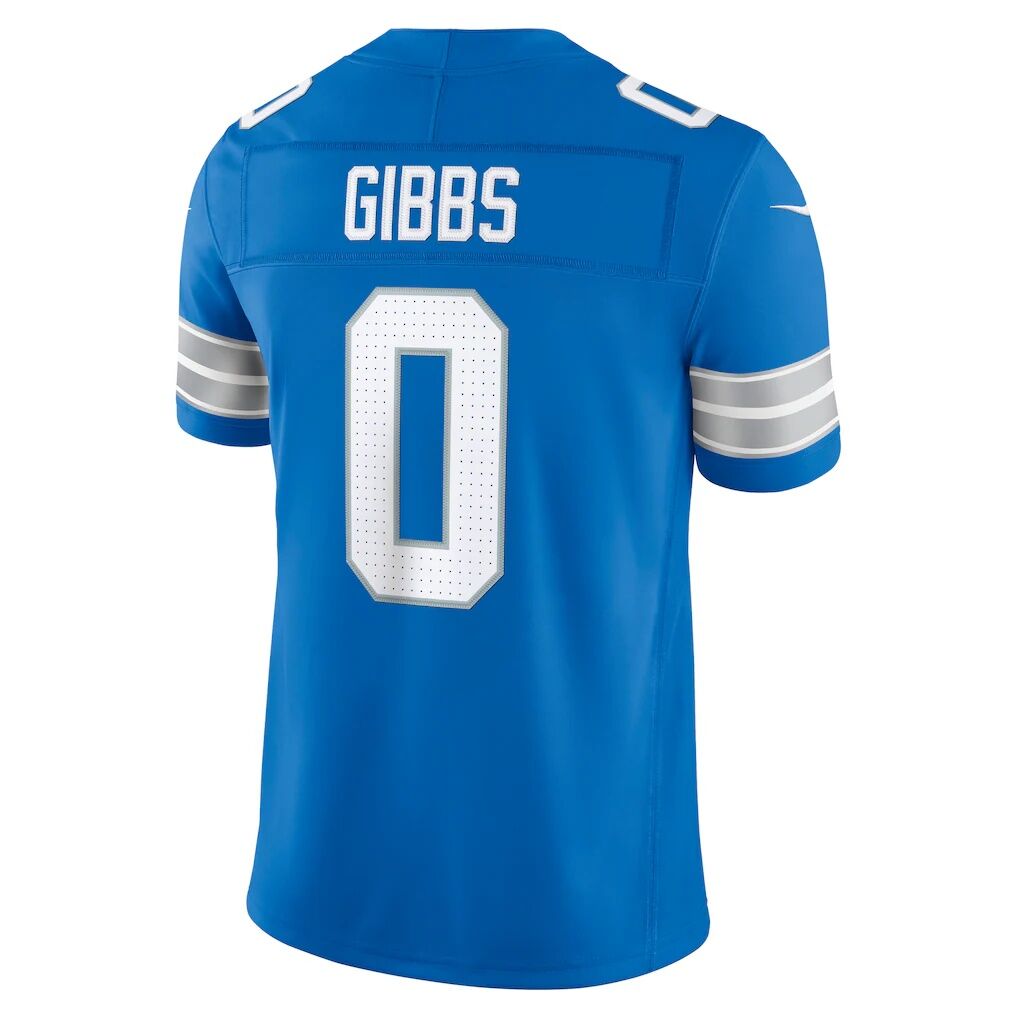 Jahmyr Gibbs Detroit Lions Nike Team Vapor F.U.S.E. Stitched Limited Jersey