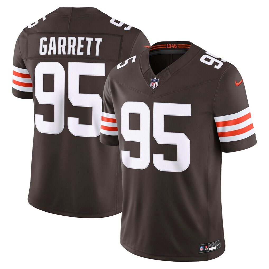Myles Garrett Cleveland Browns Nike Team Vapor F.U.S.E. Stitched Limited Jersey