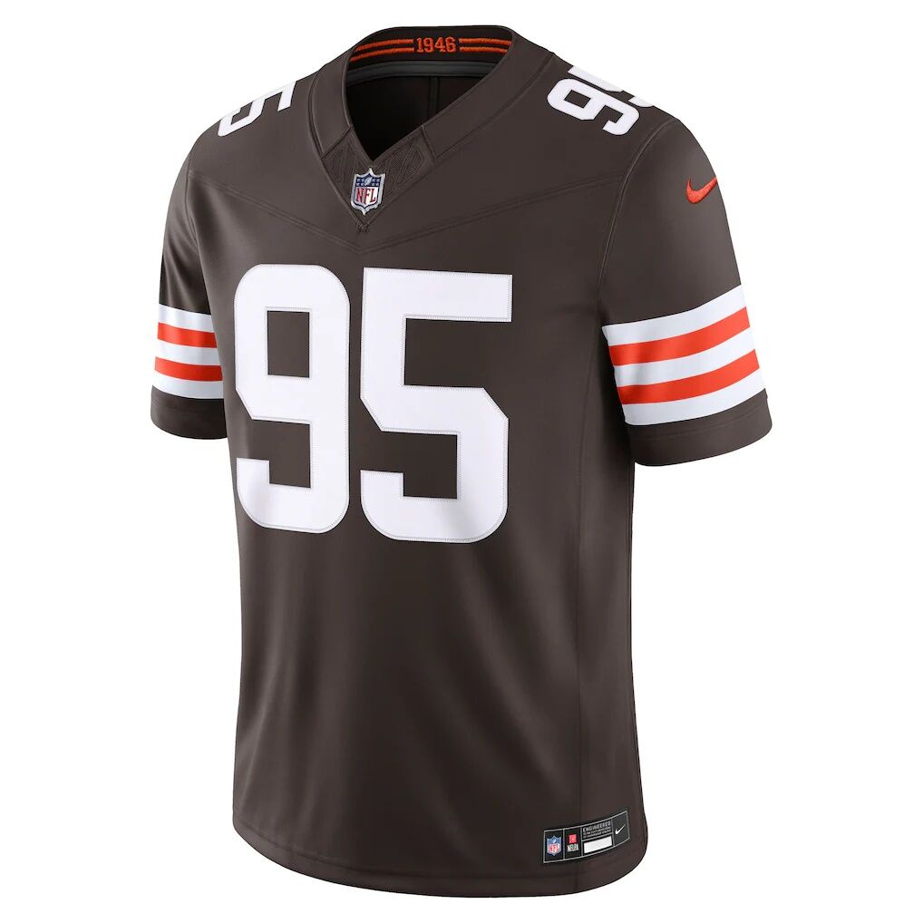 Myles Garrett Cleveland Browns Nike Team Vapor F.U.S.E. Stitched Limited Jersey