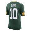 Jordan Love Green Bay Packers Nike Vapor Untouchable Stitched Limited Jersey - Green - Alt2