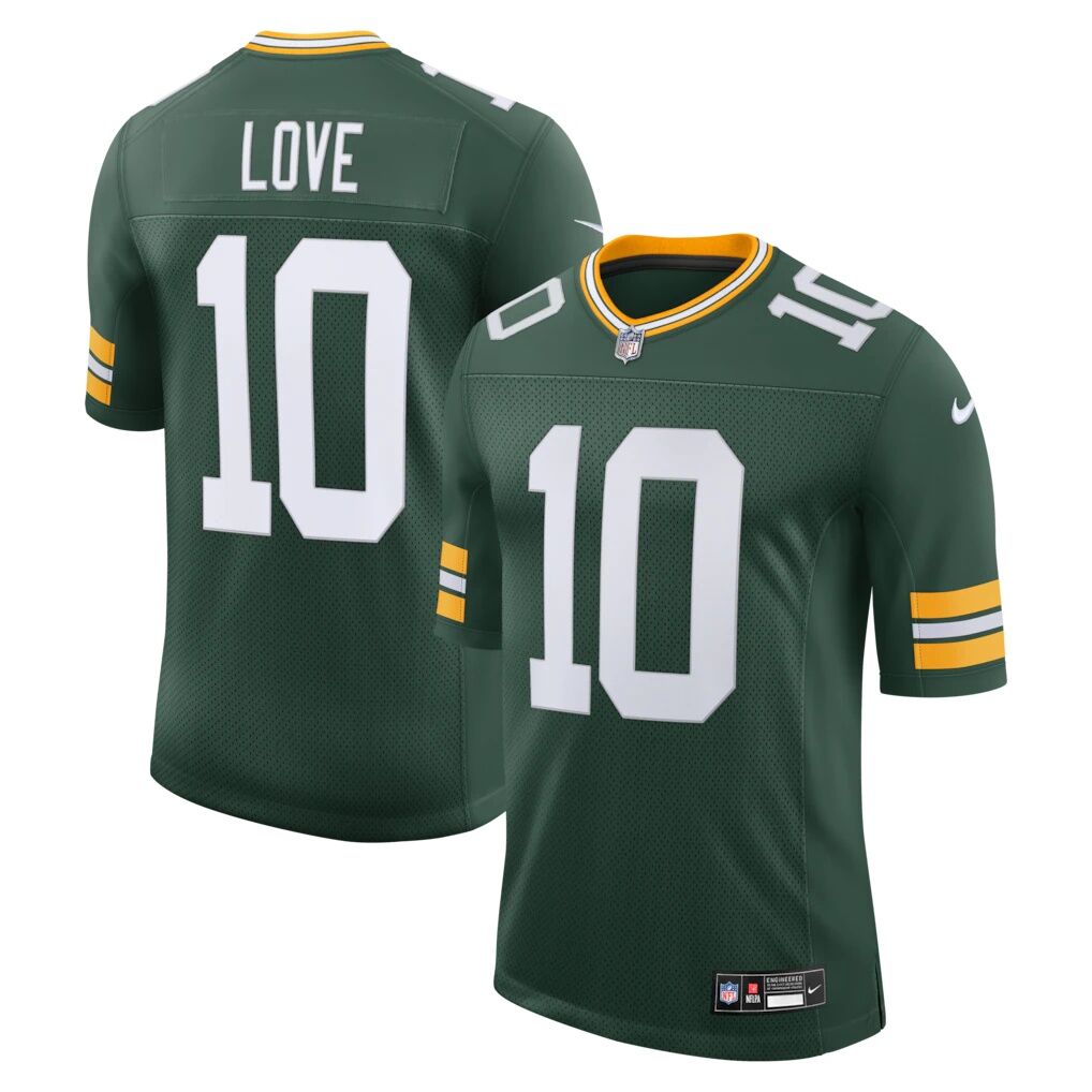 Jordan Love Green Bay Packers Nike Vapor Untouchable Stitched Limited Jersey