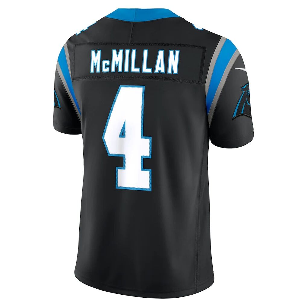 Tetairoa McMillan Carolina Panthers Nike Team Vapor F.U.S.E. Stitched Limited Jersey