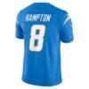 Omarion Hampton Los Angeles Chargers Nike Team Vapor F.U.S.E. Stitched Limited Jersey - - Detail View