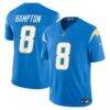 Omarion Hampton Los Angeles Chargers Nike Team Vapor F.U.S.E. Stitched Limited Jersey - - Front View