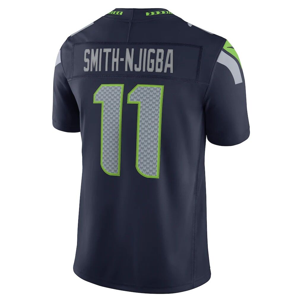 Jaxon Smith-Njigba Seattle Seahawks Nike Team Vapor F.U.S.E. Stitched Limited Jersey - College Navy