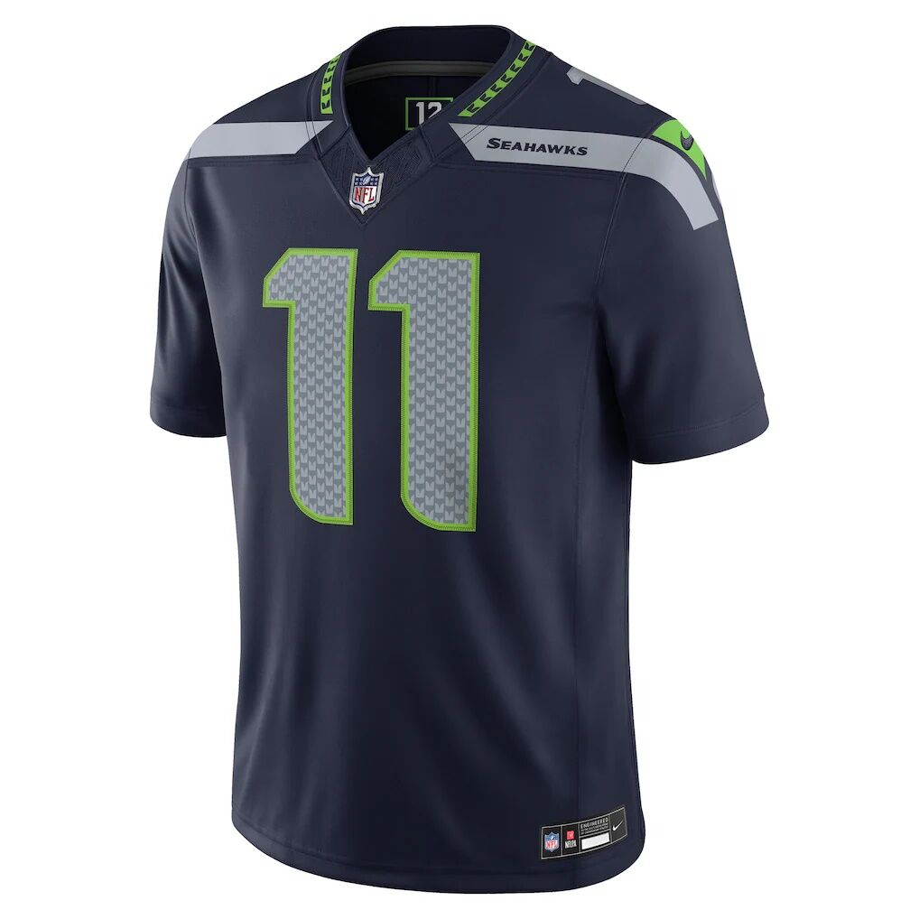 Jaxon Smith-Njigba Seattle Seahawks Nike Team Vapor F.U.S.E. Stitched Limited Jersey - College Navy