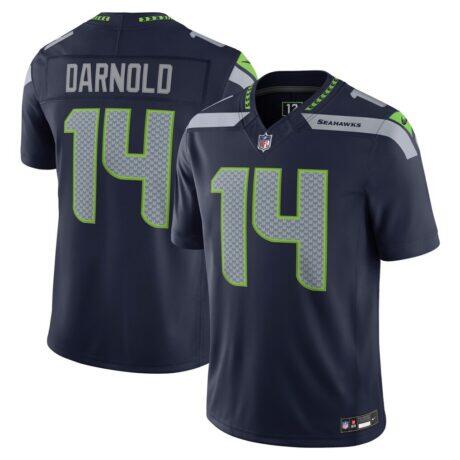 Sam Darnold Seattle Seahawks Nike Team Vapor F.U.S.E. Stitched Limited Jersey - - Front View