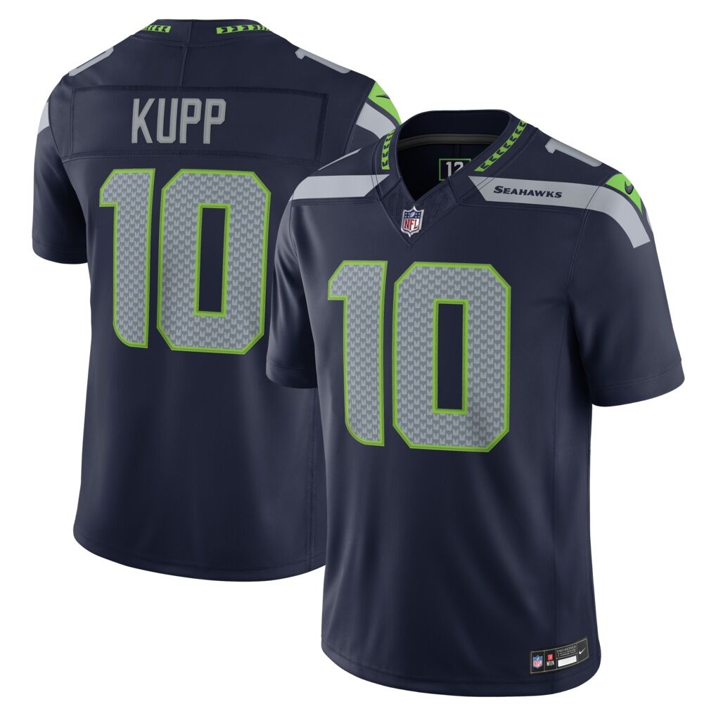 Cooper Kupp Seattle Seahawks Nike Team Vapor F.U.S.E. Stitched Limited Jersey - College Navy