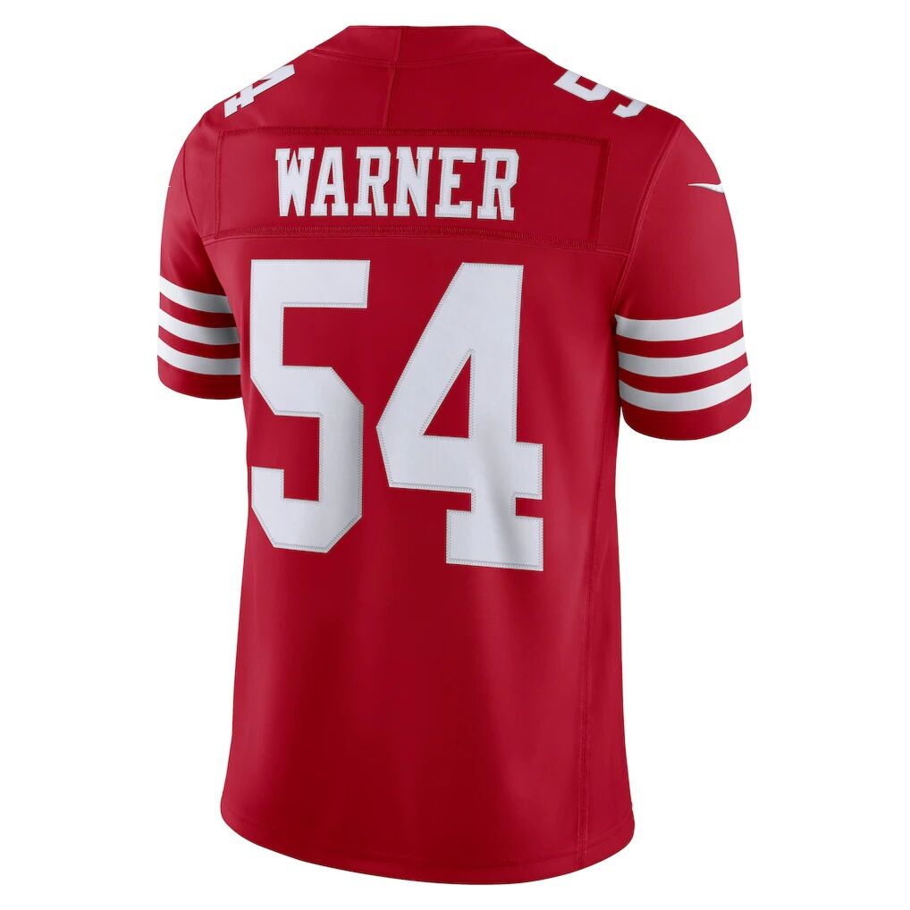 Fred Warner San Francisco 49ers Nike Team Vapor F.U.S.E. Stitched Limited Jersey - Scarlet