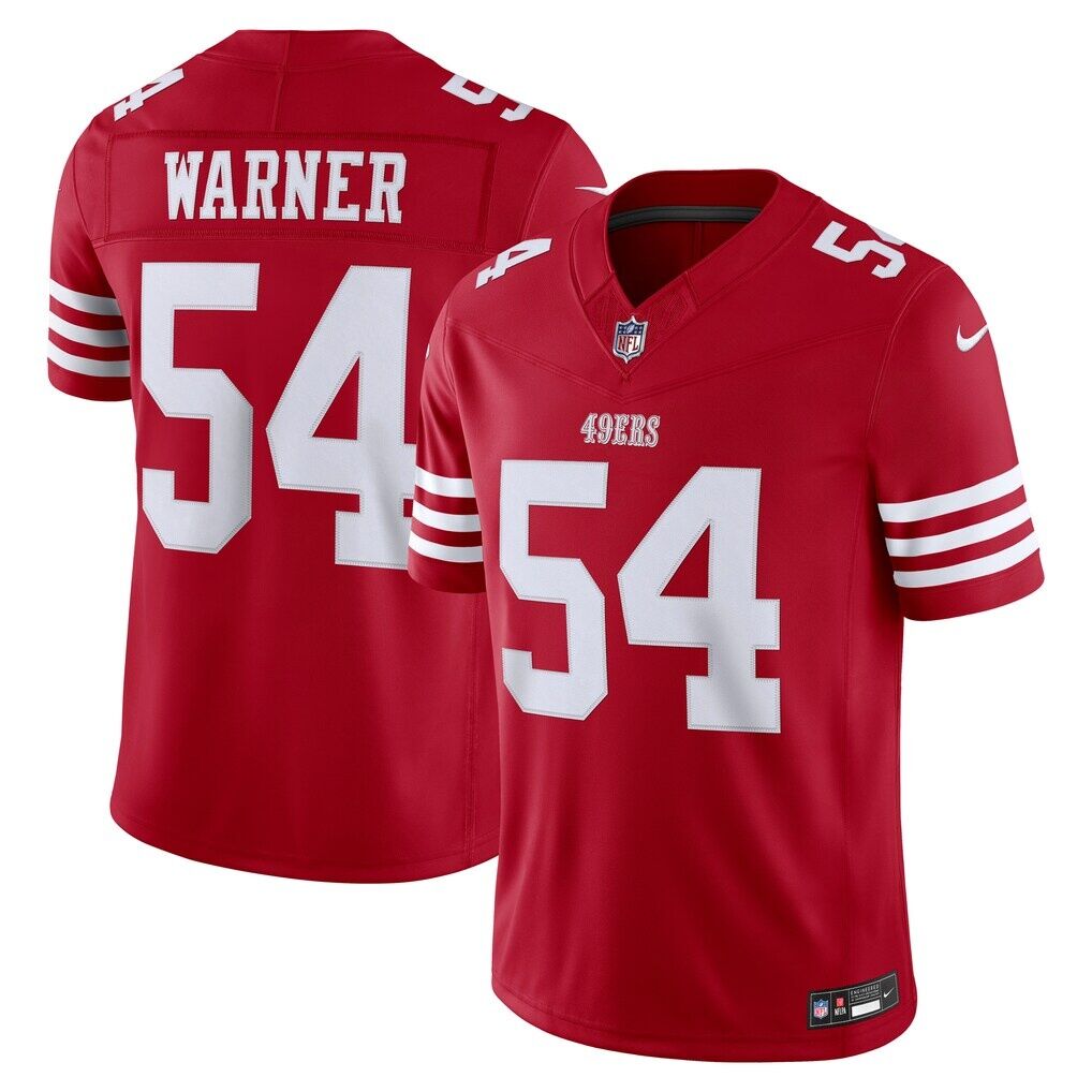 Fred Warner San Francisco 49ers Nike Team Vapor F.U.S.E. Stitched Limited Jersey - Scarlet