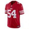 Fred Warner San Francisco 49ers Nike Team Vapor F.U.S.E. Stitched Limited Jersey - Scarlet - Side View