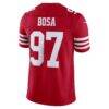 Nick Bosa San Francisco 49ers Nike Team Vapor F.U.S.E. Stitched Limited Jersey - - Detail View