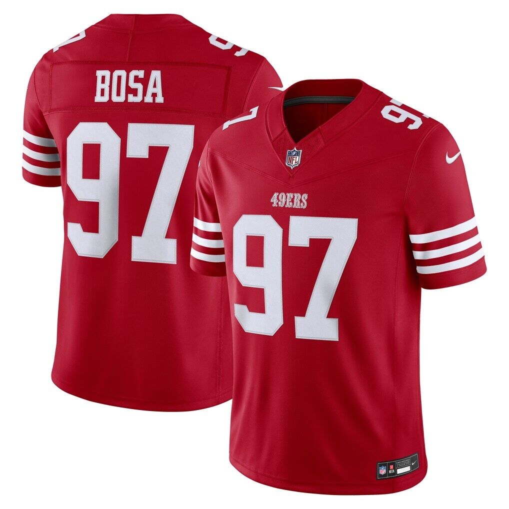 Nick Bosa San Francisco 49ers Nike Team Vapor F.U.S.E. Stitched Limited Jersey - Scarlet