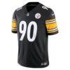 T.J. Watt Pittsburgh Steelers Nike Team Vapor F.U.S.E. Stitched Limited Jersey - Black - Alt1