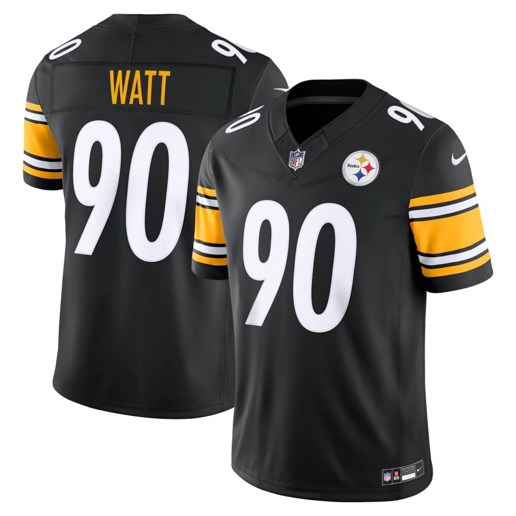 T.J. Watt Pittsburgh Steelers Nike Team Vapor F.U.S.E. Stitched Limited Jersey