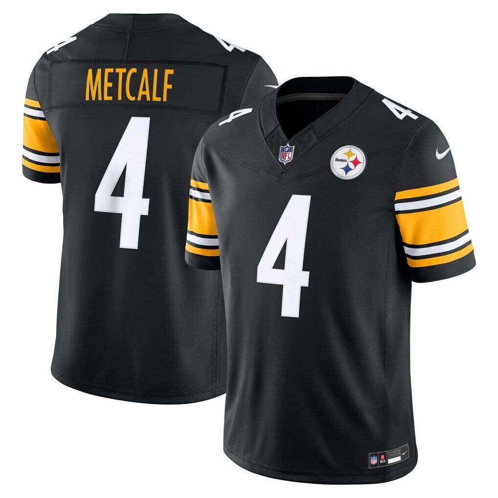 DK Metcalf Pittsburgh Steelers Nike Team Vapor F.U.S.E. Stitched Limited Jersey