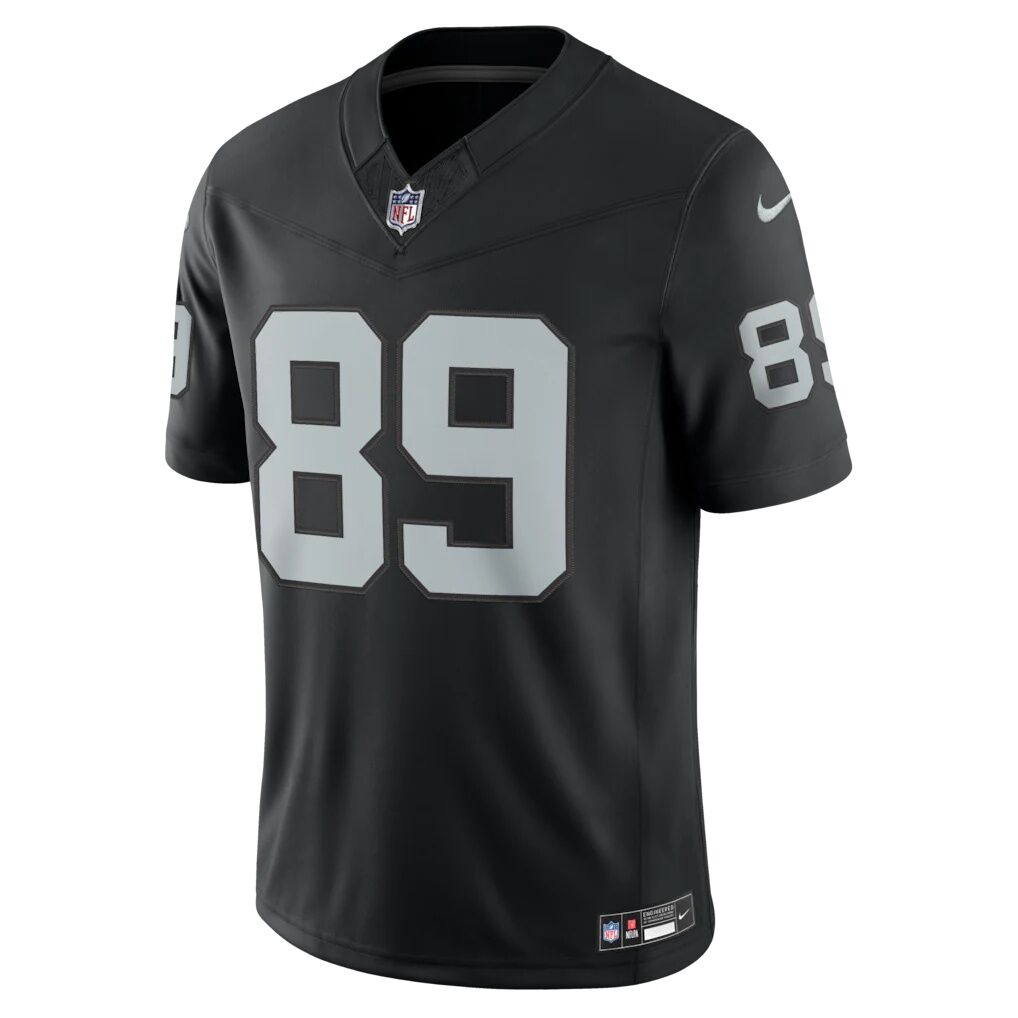 Brock Bowers Las Vegas Raiders Nike Team Vapor F.U.S.E. Stitched Limited Jersey