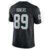 Brock Bowers Las Vegas Raiders Nike Team Vapor F.U.S.E. Stitched Limited Jersey - Black - Alt2