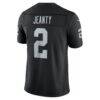 Ashton Jeanty Las Vegas Raiders Nike Team Vapor F.U.S.E. Stitched Limited Jersey - Black - Detail View