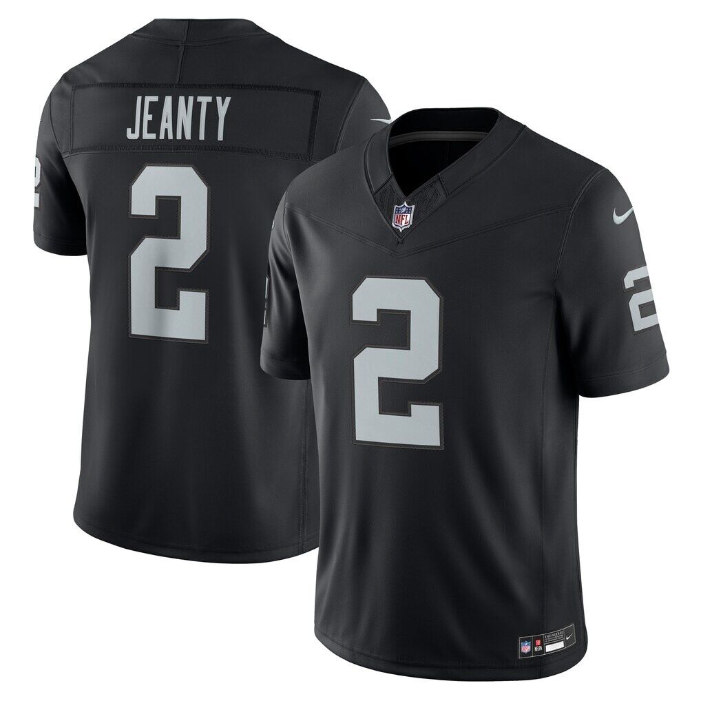 Ashton Jeanty Las Vegas Raiders Nike Team Vapor F.U.S.E. Stitched Limited Jersey