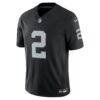 Ashton Jeanty Las Vegas Raiders Nike Team Vapor F.U.S.E. Stitched Limited Jersey - Black - Side View
