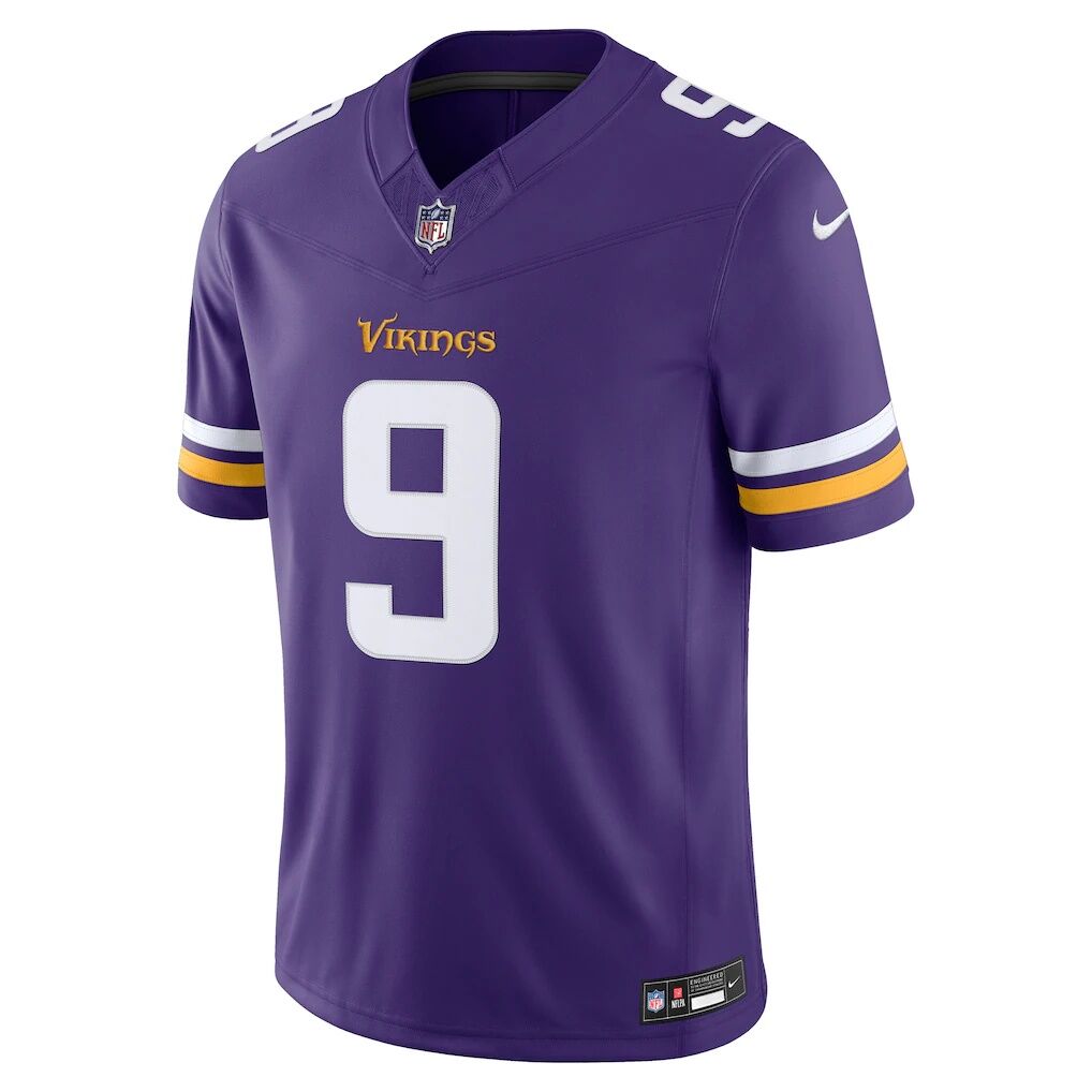 J.J. McCarthy Minnesota Vikings Nike Team Vapor F.U.S.E. Stitched Limited Jersey
