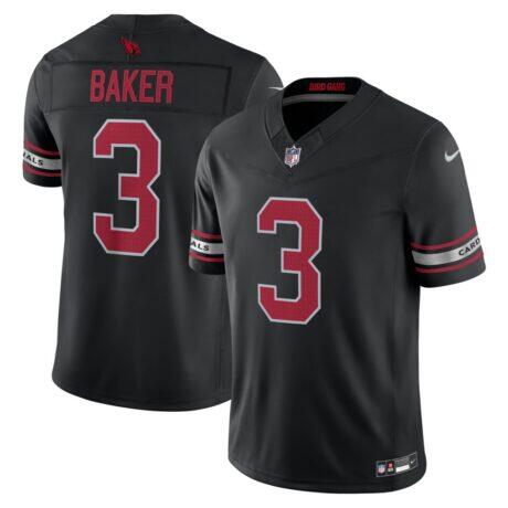 Budda Baker Arizona Cardinals Nike Alternate Vapor F.U.S.E. Stitched Limited Jersey - Black - Front View