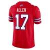Josh Allen Buffalo Bills Nike Alternate Vapor F.U.S.E. Stitched Limited Jersey - Red - Detail View