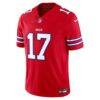 Josh Allen Buffalo Bills Nike Alternate Vapor F.U.S.E. Stitched Limited Jersey - Red - Side View