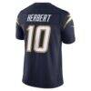 Justin Herbert Los Angeles Chargers Nike Alternate Super Chargers Vapor F.U.S.E. Stitched Limited Jersey - Navy - Detail View