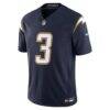 Derwin James Jr. Los Angeles Chargers Nike Alternate Super Chargers Vapor F.U.S.E. Stitched Limited Jersey - Navy - Side View