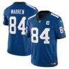 Tyler Warren Indianapolis Colts Nike Alternate Indiana Nights Vapor F.U.S.E. Stitched Limited Jersey - - Front View