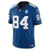 Tyler Warren Indianapolis Colts Nike Alternate Indiana Nights Vapor F.U.S.E. Stitched Limited Jersey - - Side View