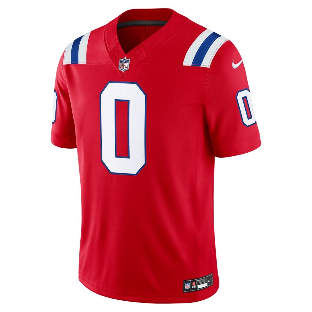 Christian Gonzalez New England Patriots Nike Alternate Vapor F.U.S.E. Stitched Limited Jersey