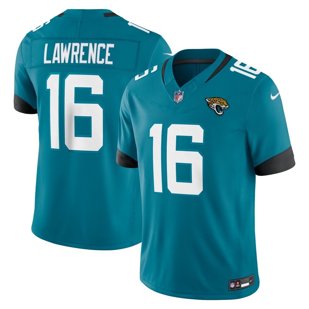 Trevor Lawrence Jacksonville Jaguars Nike Team Vapor F.U.S.E. Stitched Limited Jersey