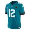 Travis Hunter Jacksonville Jaguars Nike Team Vapor F.U.S.E. Stitched Limited Jersey - Teal - Side View
