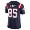 Hunter Henry New England Patriots Nike Team Vapor F.U.S.E. Stitched Limited Jersey - Navy - Front View