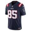 Hunter Henry New England Patriots Nike Team Vapor F.U.S.E. Stitched Limited Jersey - Navy - Side View