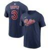 Bryce Harper Philadelphia Phillies Nike 2026 Field of Dreams Name & Number T-Shirt - Navy - Front View