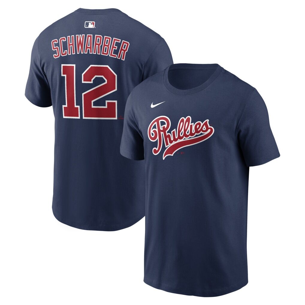 Kyle Schwarber Philadelphia Phillies Nike 2026 Field of Dreams Name & Number T-Shirt