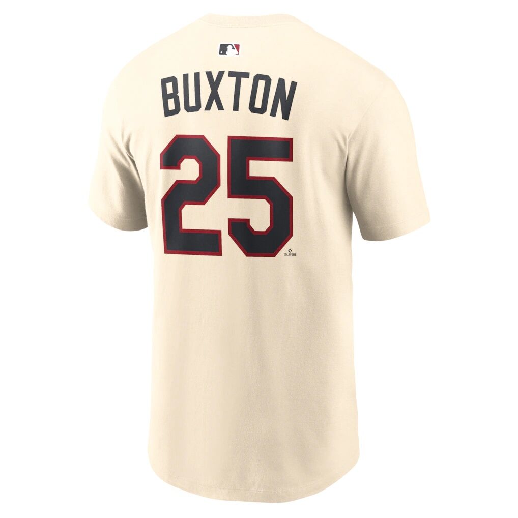 Byron Buxton Minnesota Twins Nike 2026 Field of Dreams Name & Number T-Shirt