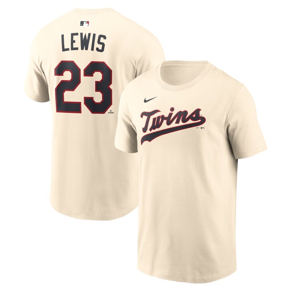 Royce Lewis Minnesota Twins Nike 2026 Field of Dreams Name & Number T-Shirt