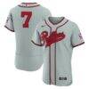 Trea Turner Philadelphia Phillies Nike 2026 Field of Dreams Authentic Jersey - Gray - Front View