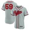 Jhoan Duran Philadelphia Phillies Nike 2026 Field of Dreams Authentic Jersey - Gray - Front View